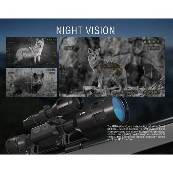 ATN X-Sight 4K Pro 3-14x Day/Night Riflescope - Image 5