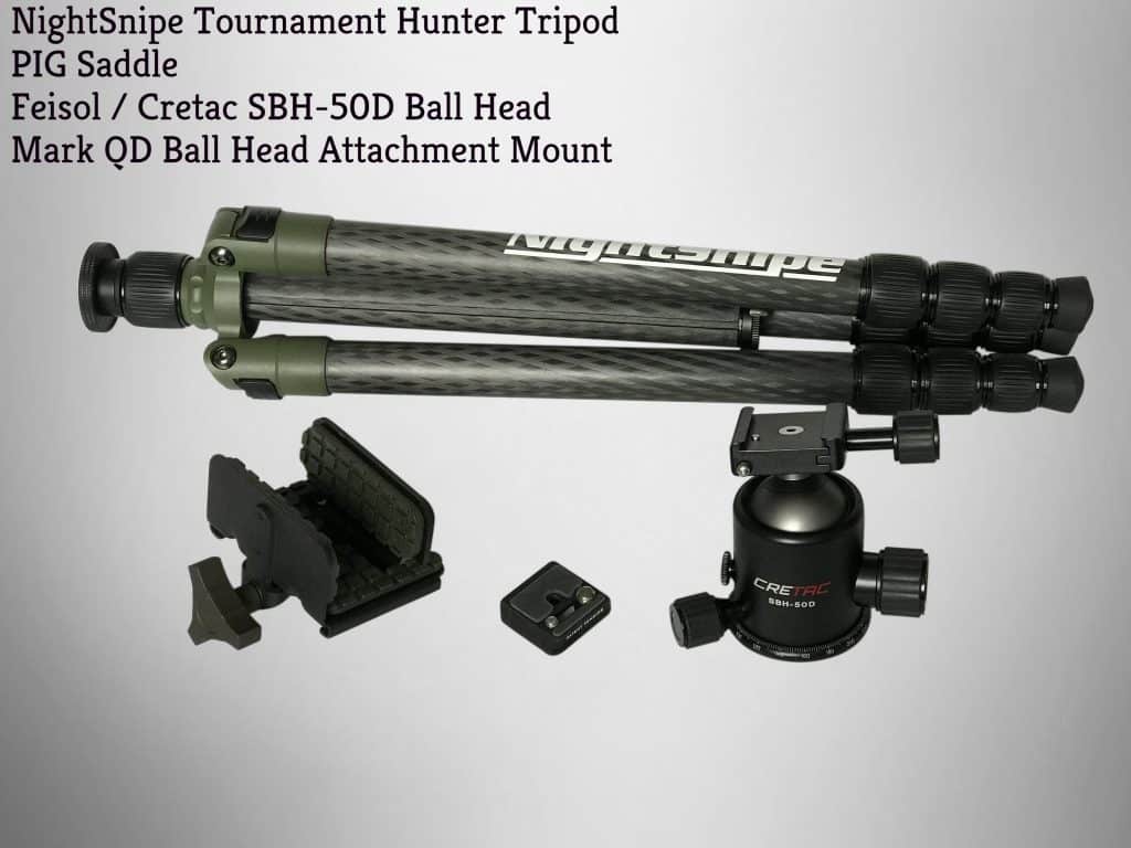 NightSnipe Tournament Hunter Tripod / Pig Saddle Combo Predator Hunter Outdoors
