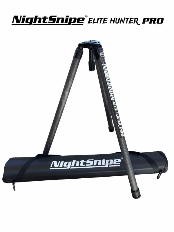 NightSnipe Elite Hunter PRO Carbon Fiber Hunting/Shooting Tripod