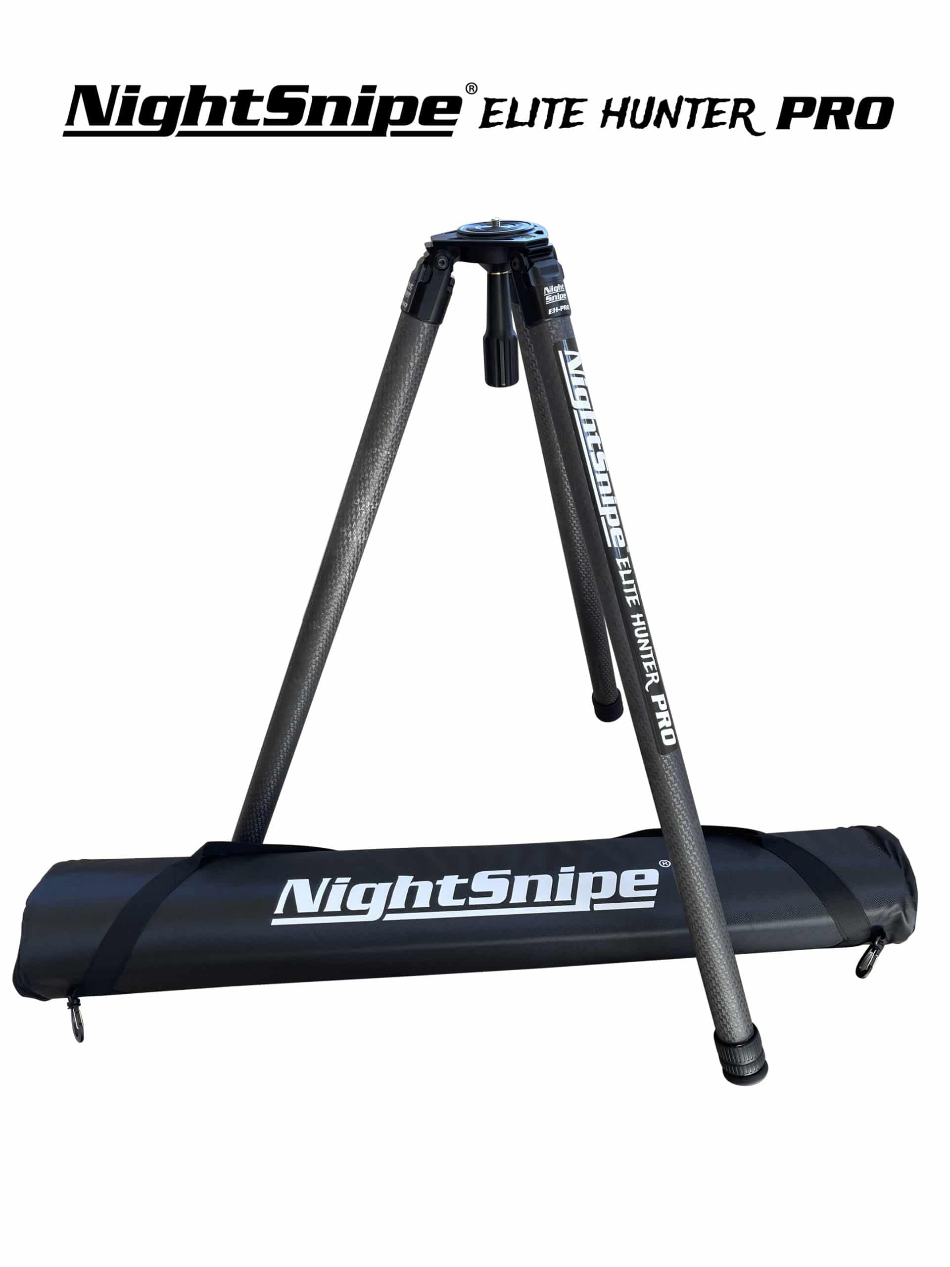 NightSnipe Elite Hunter PRO Carbon Fiber Hunting / Shooting Tripod - NEW! -  sunwayfoto-eb-52eg / cretac-feisol-picatinny-rail-to-arca-swiss-adapter