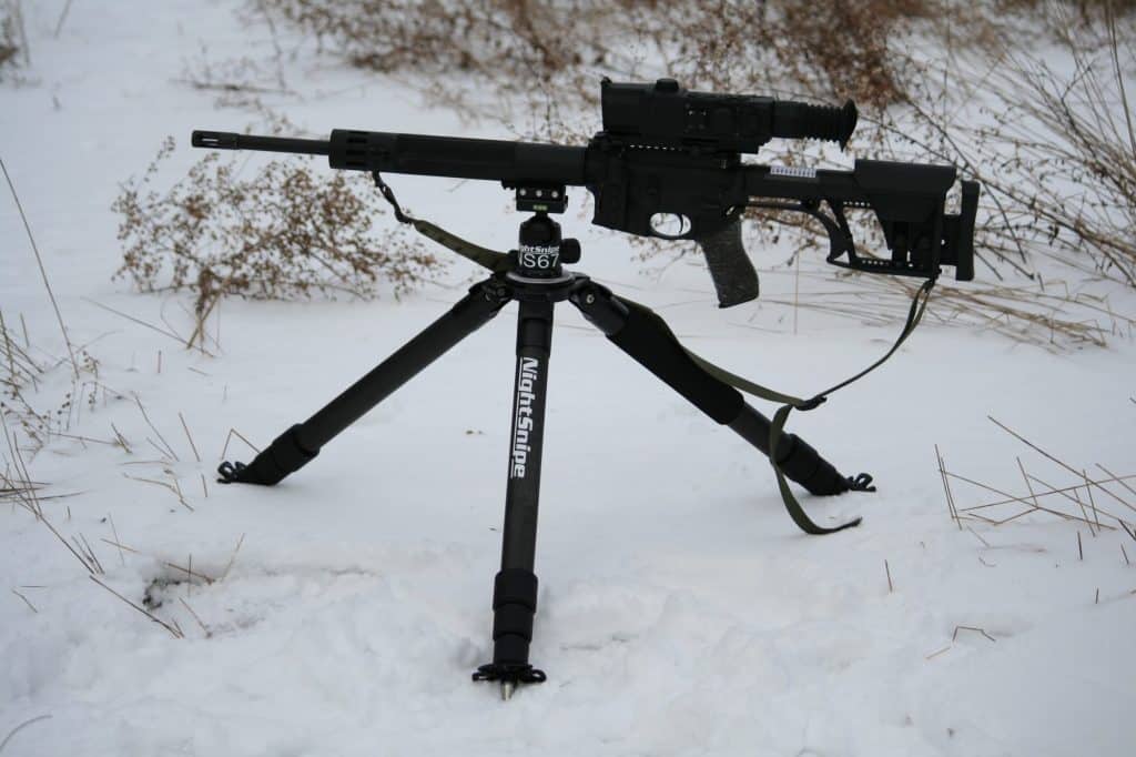 NightSnipe ELITE HUNTER Carbon Fiber Tripod Predator Hunter Outdoors