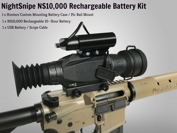 Sightmark Wraith / NS10,000 Rechargeable Battery Kit