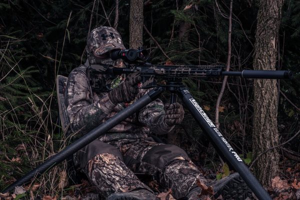 NightSnipe Elite Hunter PRO Carbon Fiber Hunting/Shooting Tripod - Image 24