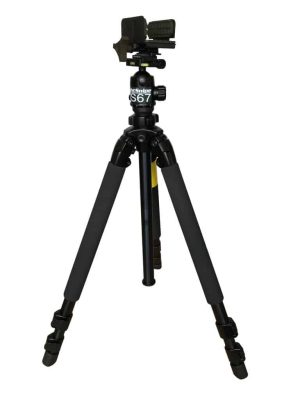 SLIK PRO 700 DX Heavy-Duty Tripod / NS67 Ball Head / Pig Saddle / Marc QD Plate