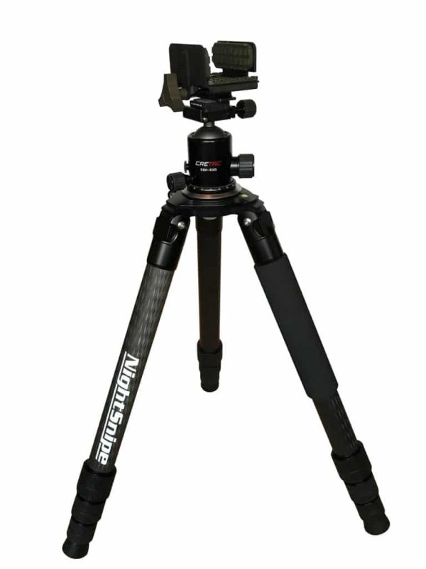 NightSnipe Elite Hunter PRO Carbon Fiber Tripod / Shooting Saddle Combo - Image 2