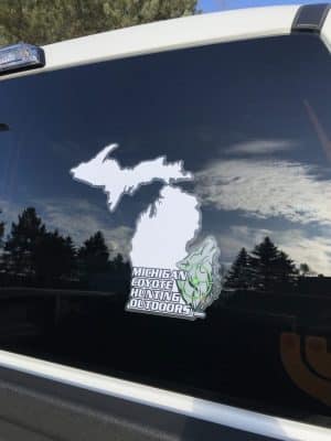 Michigan Coyote Hunting Outdoors (MCHO) Stickers