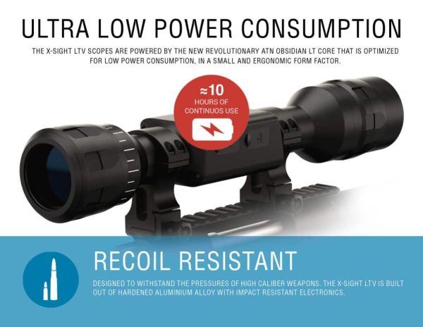 ATN X-SIGHT LTV 3-9X Day/Night Riflescope - Image 6