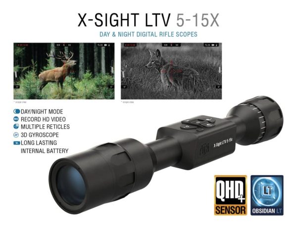 ATN X-SIGHT LTV 5-15X Day/Night Riflescope - Image 2