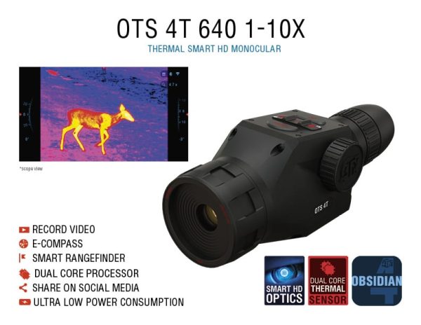 ATN OTS 4T 640 1-10x Thermal Monocular