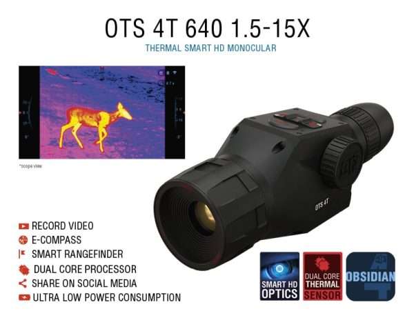 ATN OTS 4T 640 1.5-15x Thermal Monocular