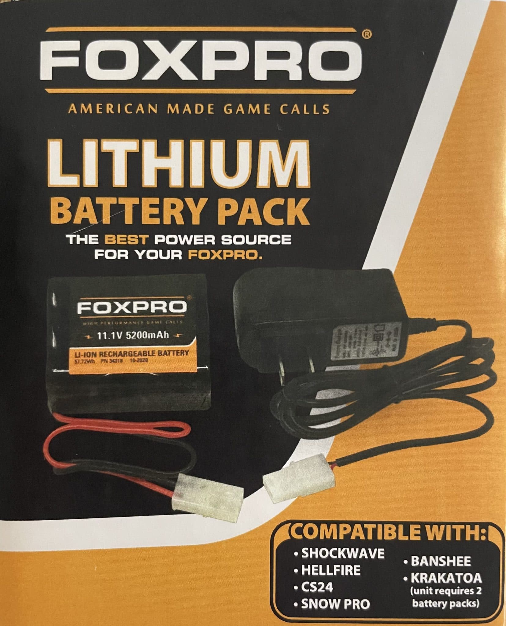 FOXPRO Lithium Battery Pack Predator Hunter Outdoors