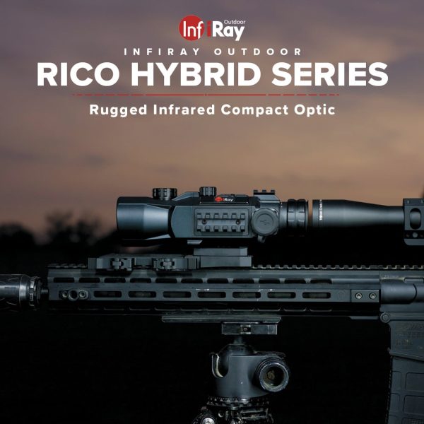 InfiRay Outdoor RICO HYBRID 640 3X 50mm Multi-function Thermal Weapon Sight (2x IBP-1 Batteries included and FREE LRF!) (HYH50W) - Image 2
