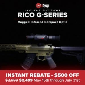 InfiRay Outdoor RICO G 384 3X 35mm Thermal Weapon Sight (Additional IBP-2 Battery Included)!