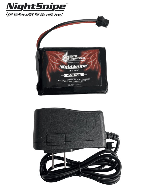 NightSnipe NS4500 POWERBLAST Rechargeable Battery Pack Kit for ICOtec & Lucky Duck Electronic Game Calls