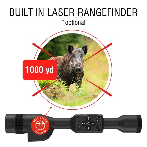 ATN X-SIGHT 5 LRF 5-25X Day & Night Vision Rifle Scope - Image 11
