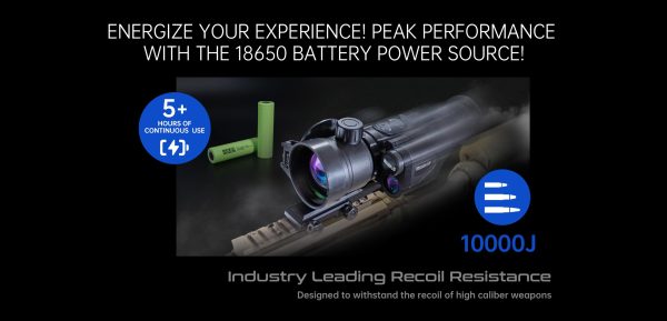 Predator Thermal Optics Mission LRF 50-640 Laser Rangefinder Thermal Riflescope (Free Additional Batteries and Charger!) - Image 18