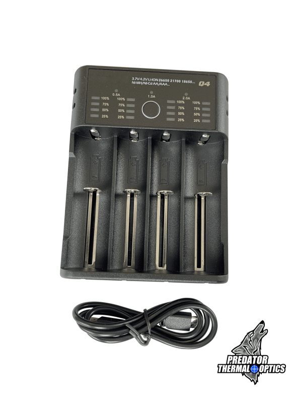 Predator Thermal Optics 4-Port Battery Charger