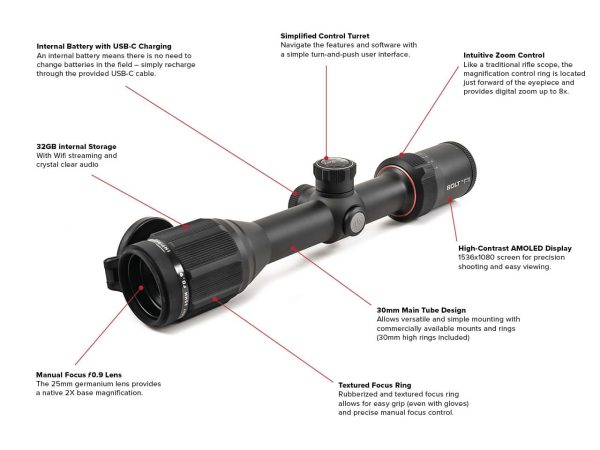 InfiRay Outdoor BOLT TL25 SE Thermal Weapon Sight (Free 10-Hour pouch battery pack included!) - Image 10
