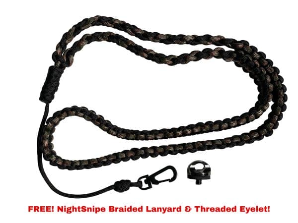 NightSnipe Thermal Monocular Braided Lanyard & Threaded D -Ring Eyelet