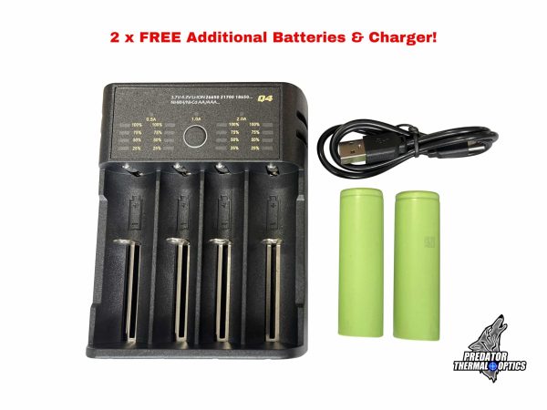 Predator Thermal Optics Matrix 35-384 Thermal Monocular (Free Additional Batteries, Charger and Lanyard!) - Image 15