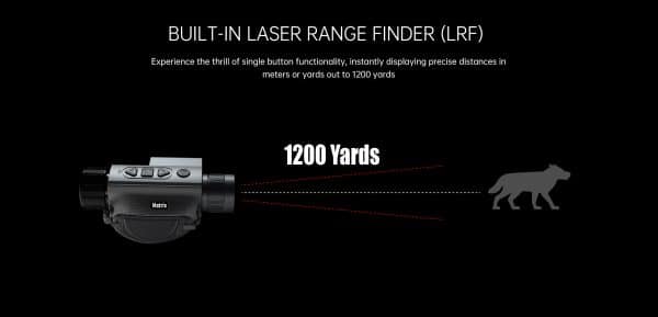 Predator Thermal Optics Matrix 15-384 LRF (Laser Rangefinder) Thermal Monocular (Free Additional Batteries, Charger and Lanyard!) - Image 8