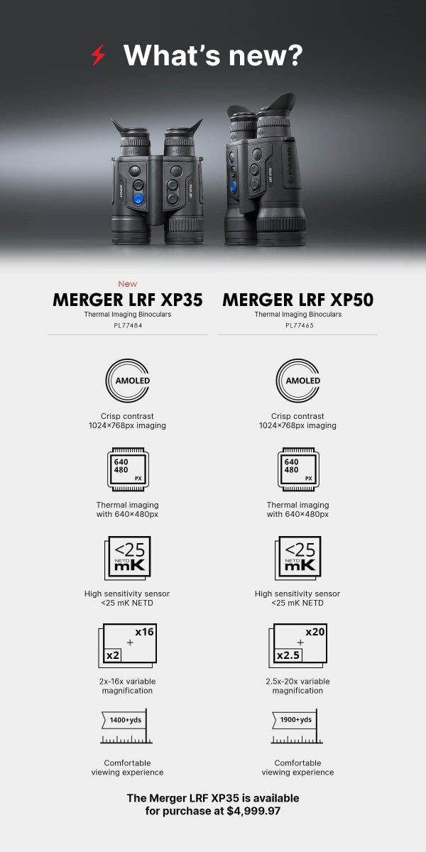 Pulsar Merger LRF XP35 Thermal Binoculars