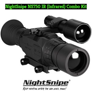 Sightmark Wraith 4K 4-32x40 Digital Riflescope / NS750 IR Kit Combo (Free NS10,000 Battery Pack!)