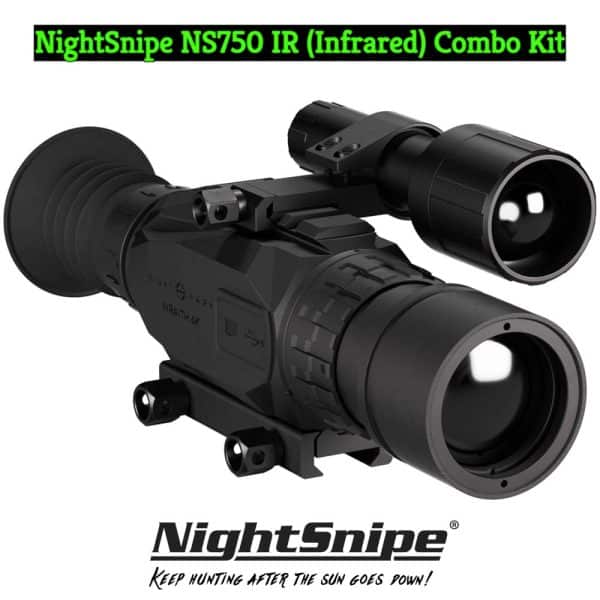 Sightmark Wraith 4K 4-32x40 Digital Riflescope / NS750 IR Kit Combo (Free NS10,000 Battery Pack!)