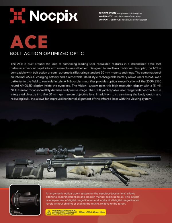 Nocpix ACE H50R Thermal Riflescope (Free 2x additional 18650 Batteries and 4-Port Charger!) - Image 10