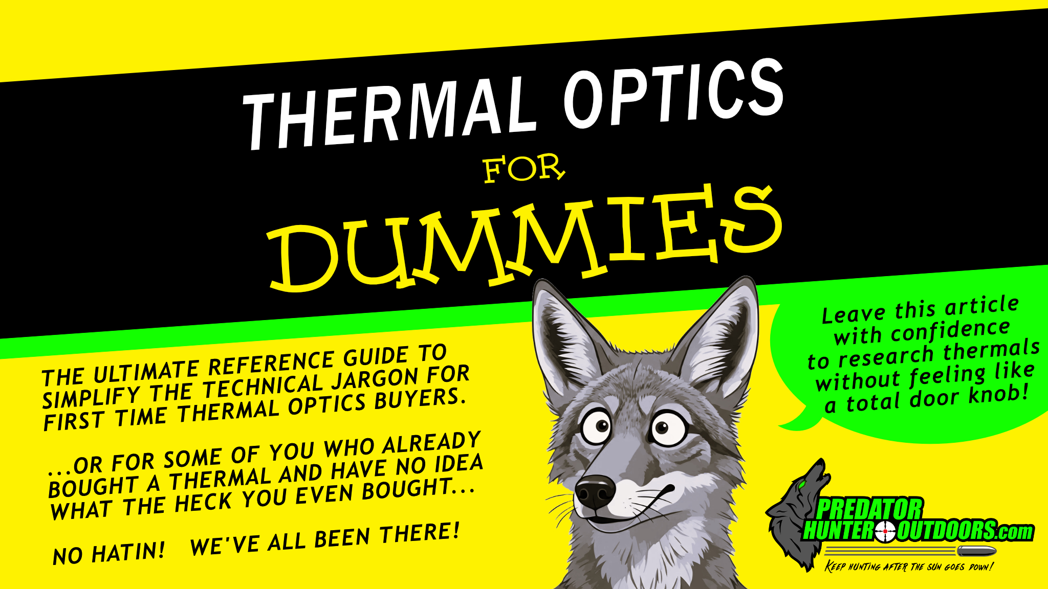 Thermal Optics for Dummies