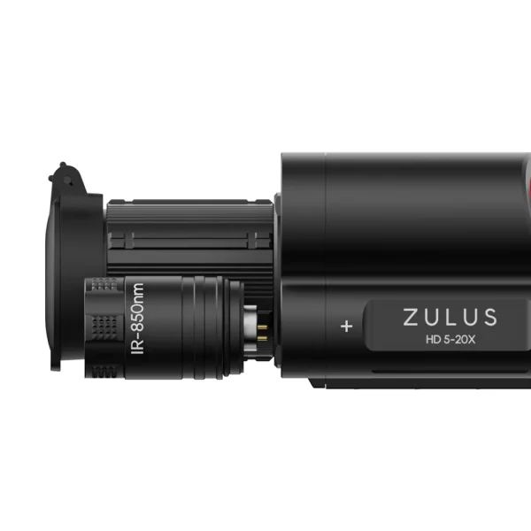 DNT Optics ZULUS HD ZHD520R 5-20X Digital Night Vision Scope with Laser Rangefinder and Ballistic Calculator